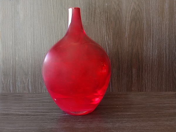 Glass – Vase Large Red