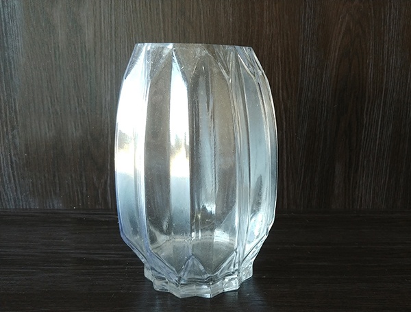 Glass – Vase Medium Clear Pattern