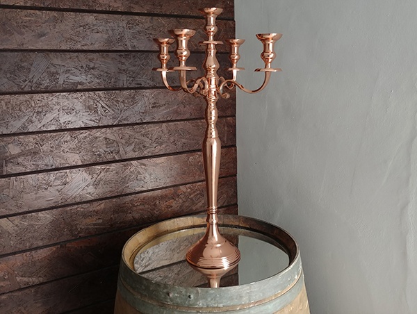 Rose Gold – Candle Stick Large