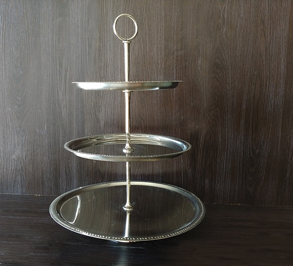 Silver – Cake Stand 3 Tier